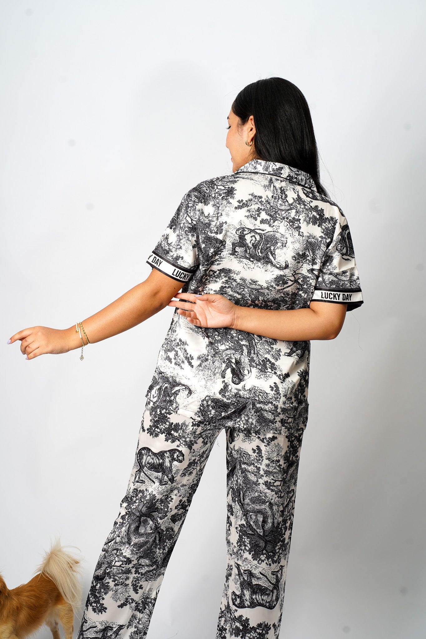 Black LUCKY DAY pyjamas