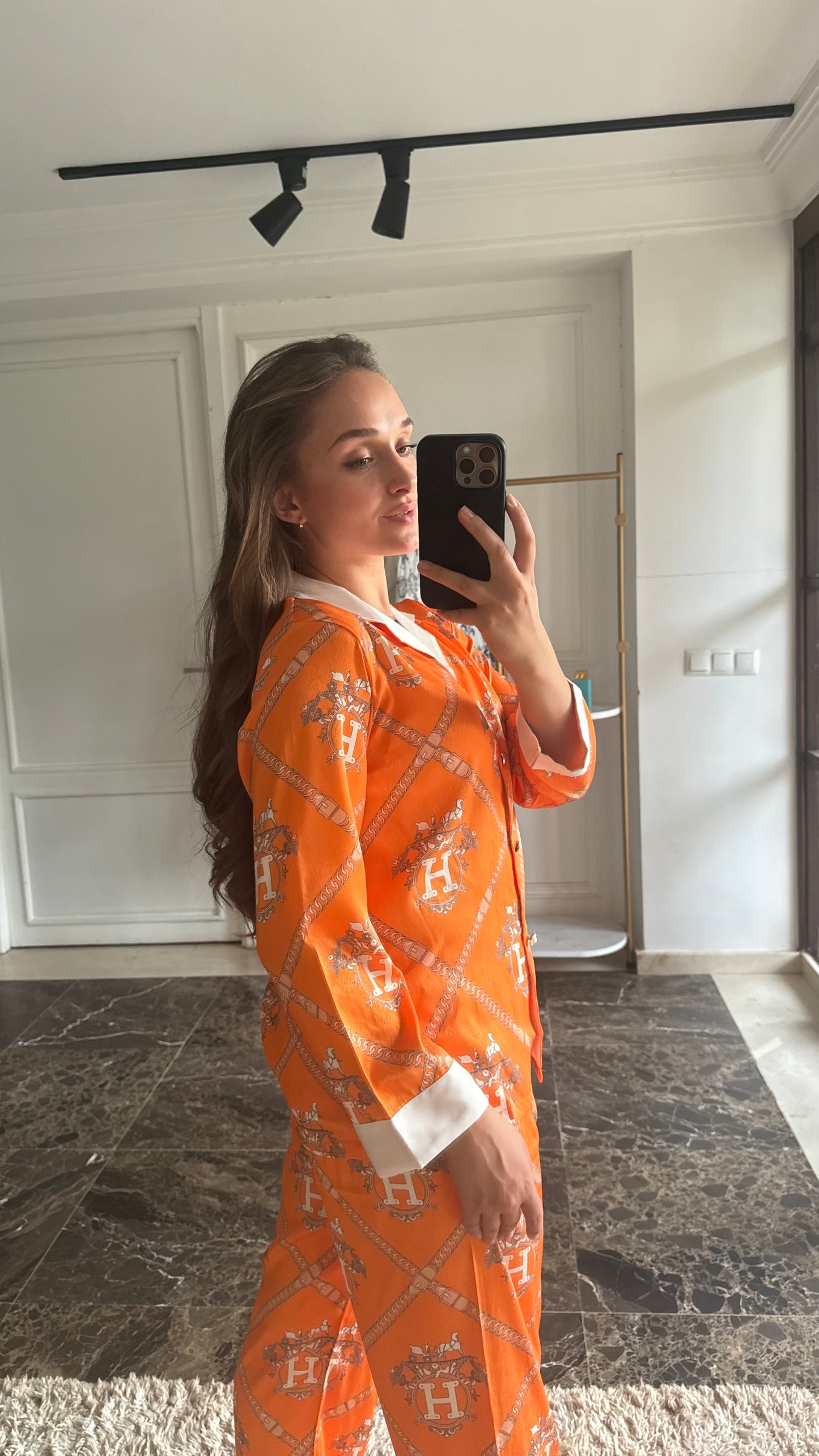 HERMES Orange Pyjamas