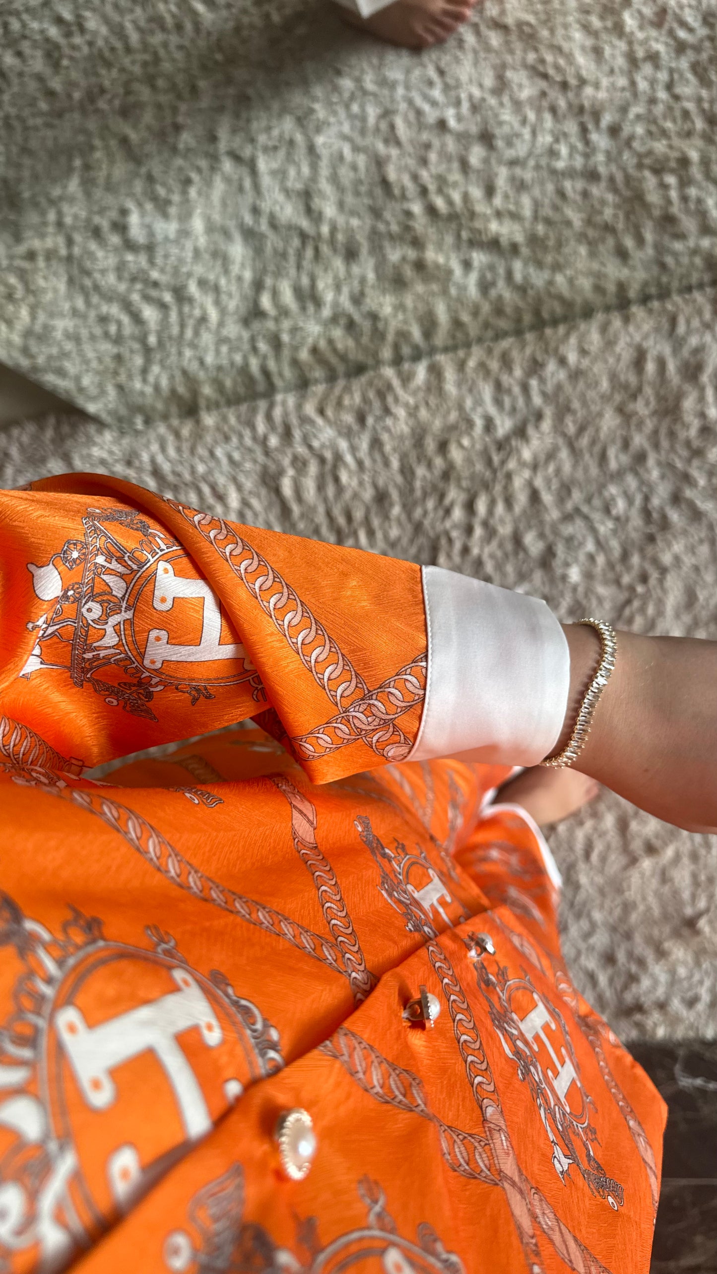 HERMES Orange Pyjamas