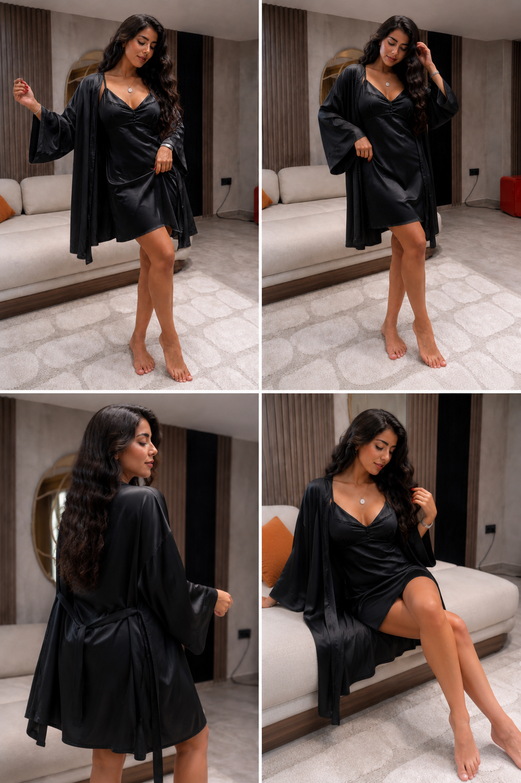 black - chemise de nuit