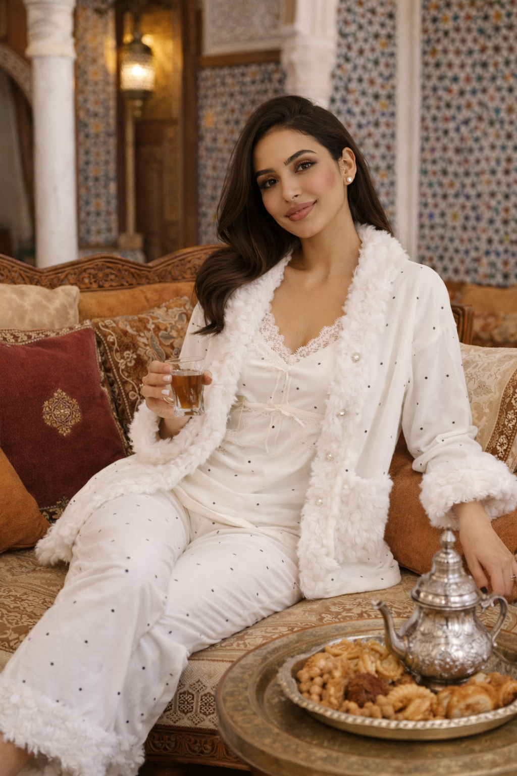 Nour white 🤍3pieces collection hiver