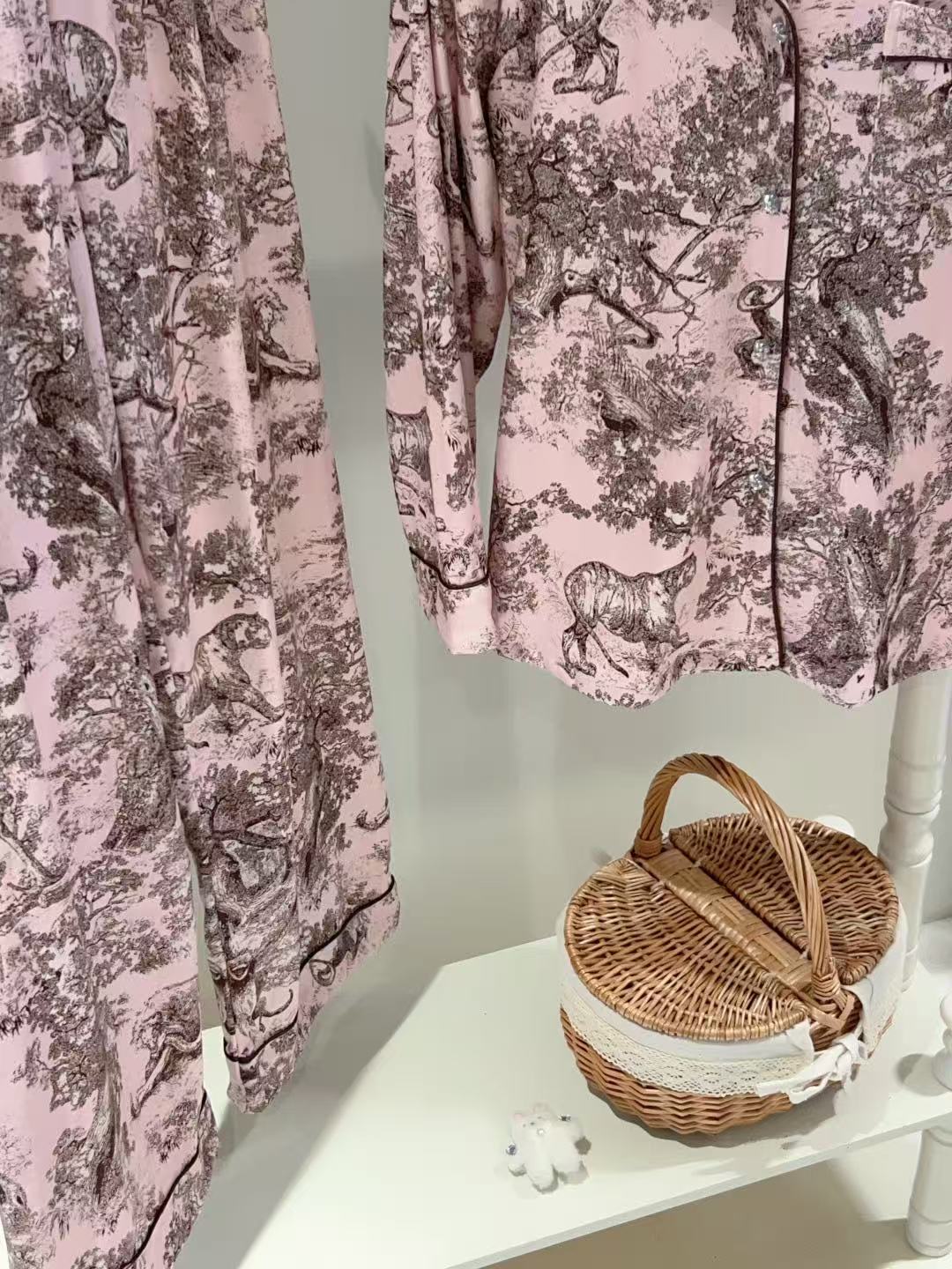 Dior rose double polaire