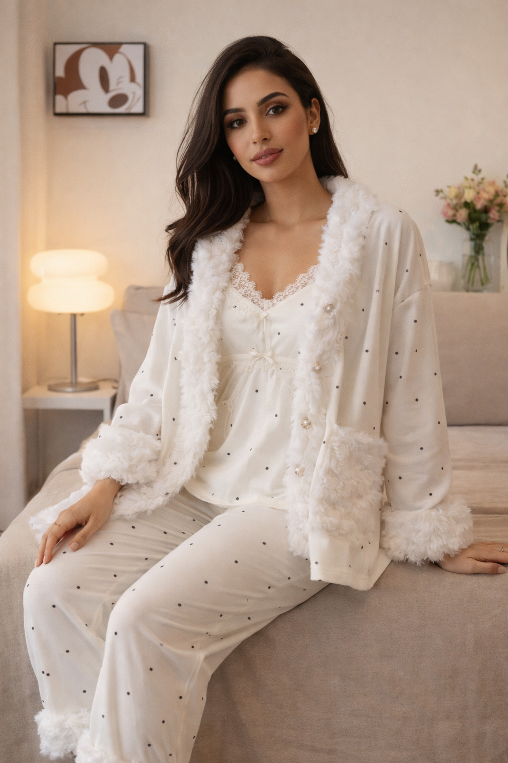 Nour white 🤍3pieces collection hiver