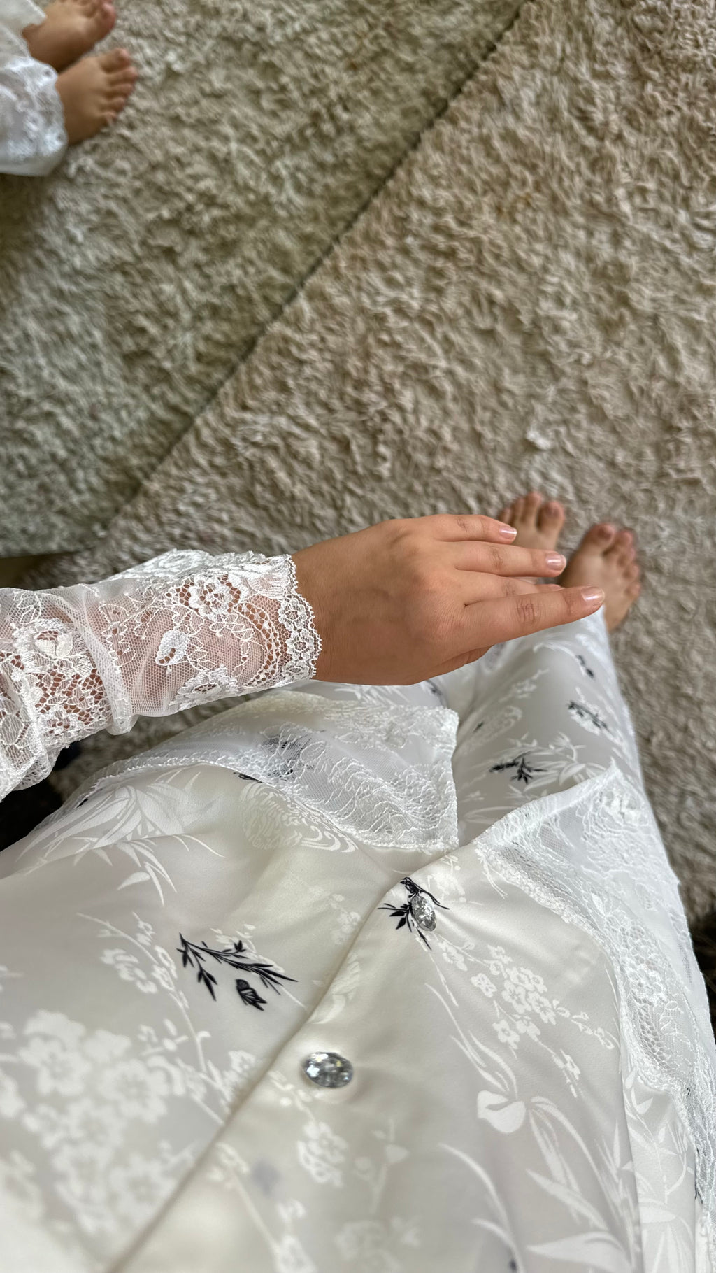 FLORAL BLACK Pyjama