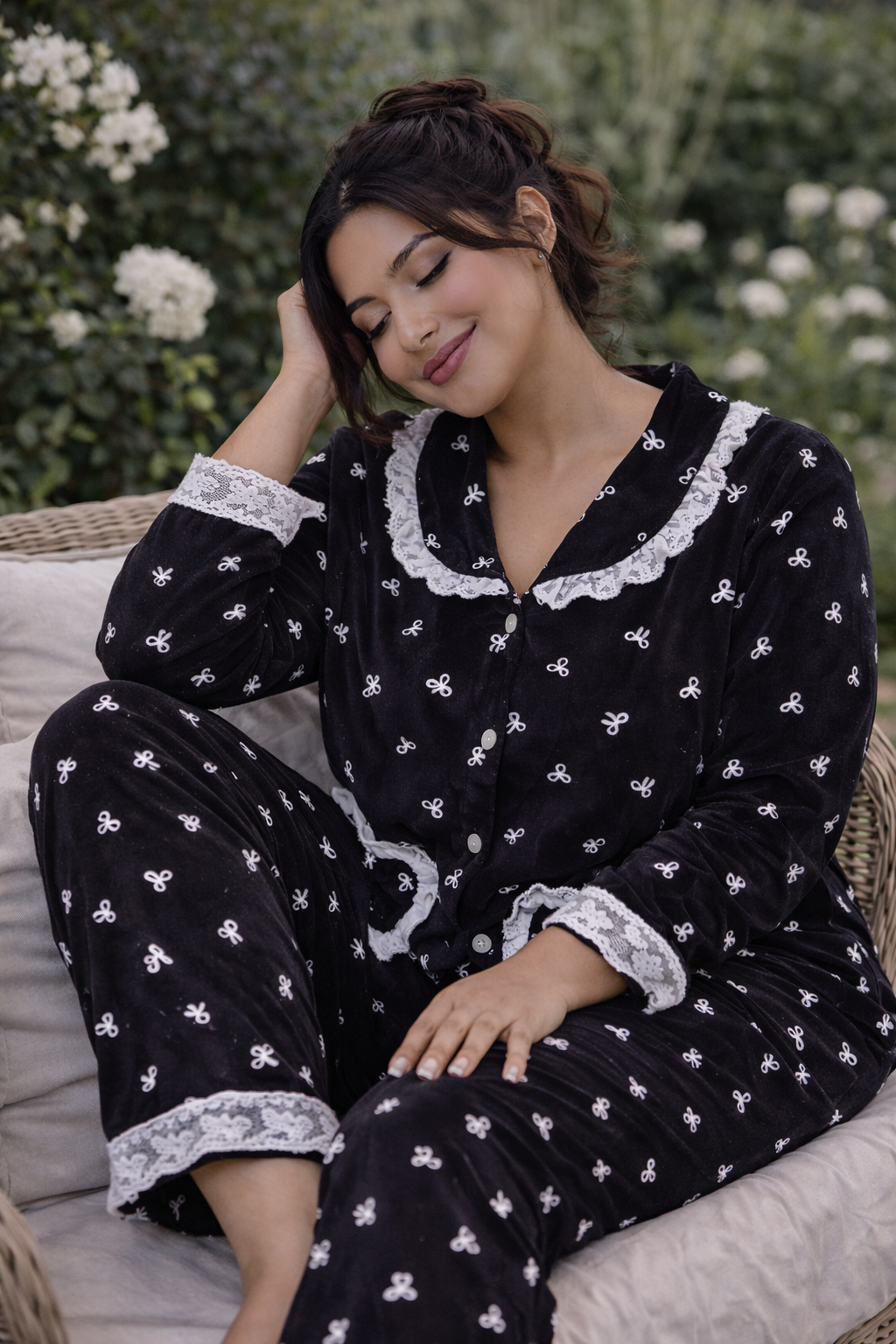 Noir Élégance Velours - collection hiver