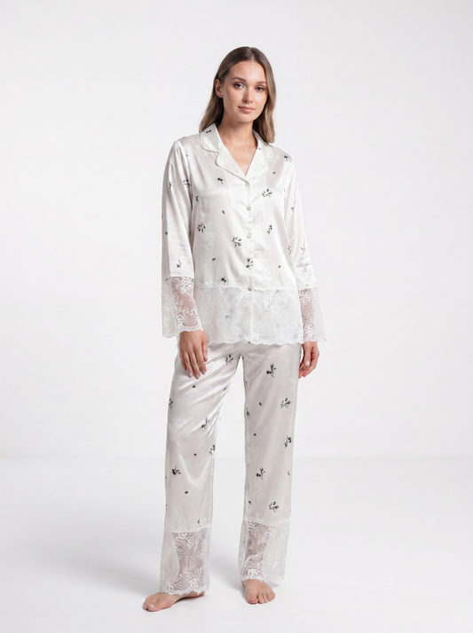 FLORAL BLACK Pyjama