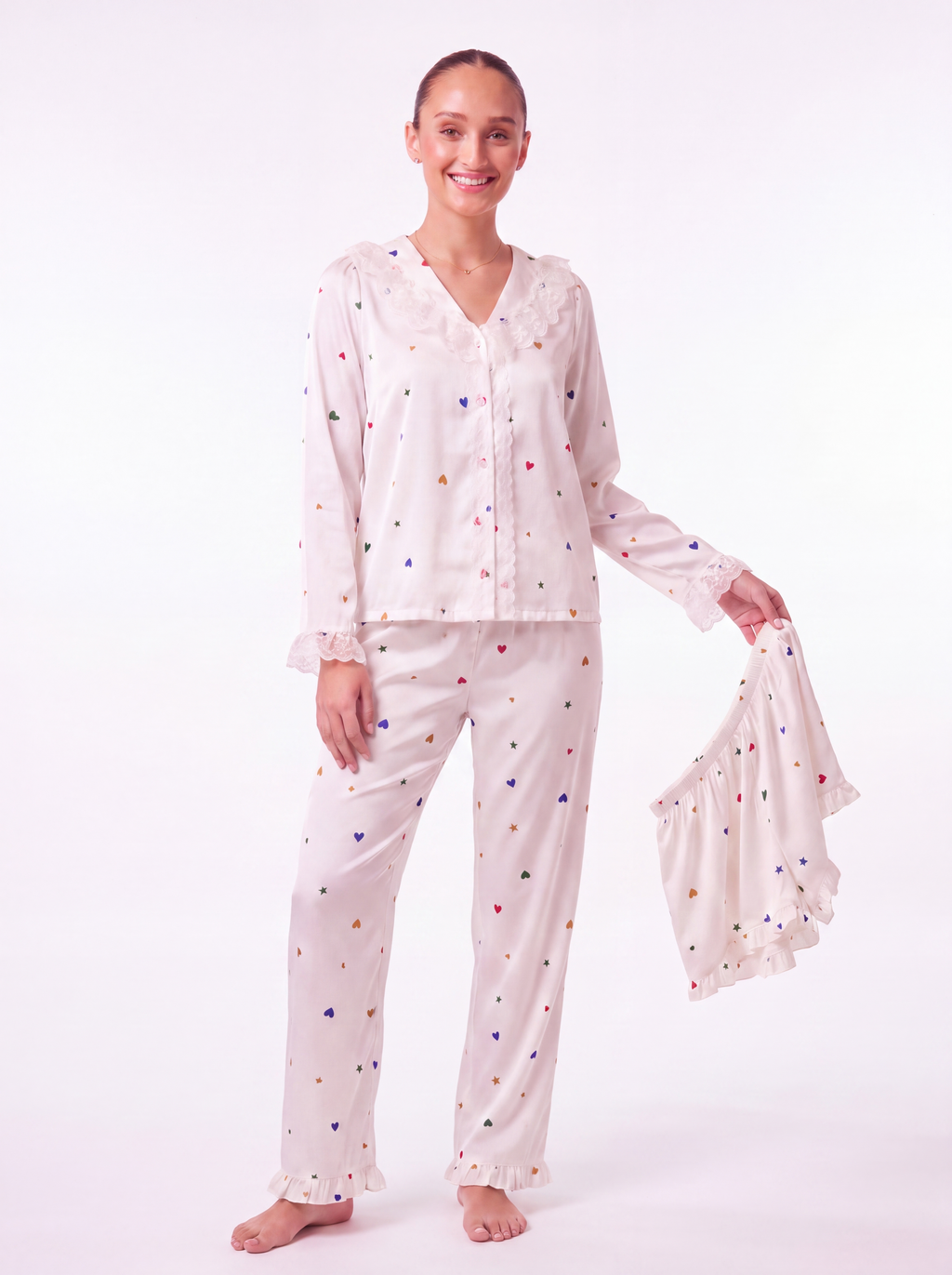 Whity t-shirt 3 pieces pyjama