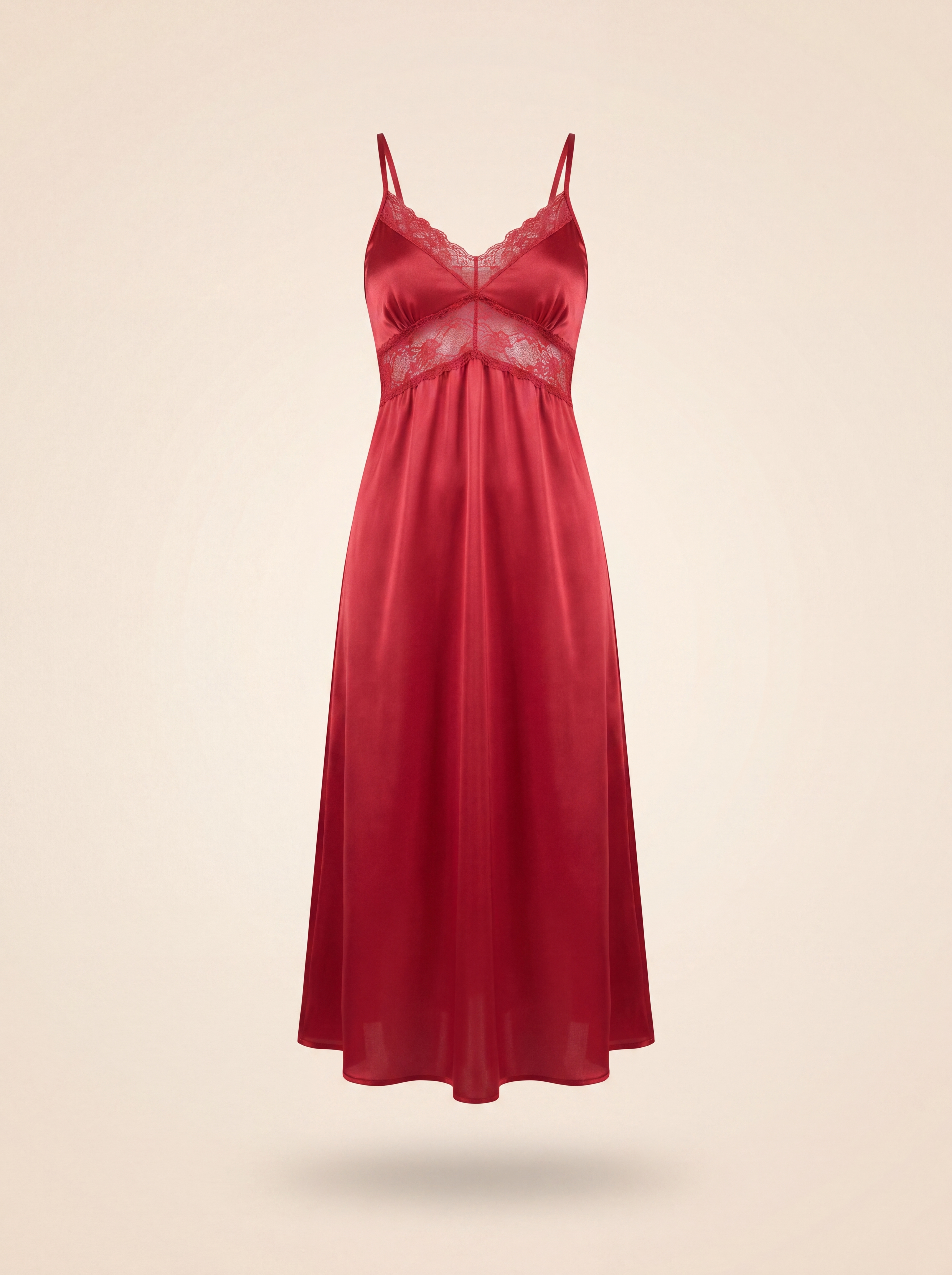 Luxury red nightwear